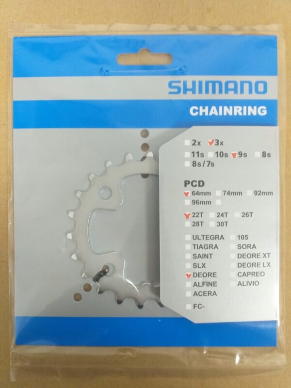 Zębatka tarcza Shimano Deore FC-M510 22T - obrazek 2