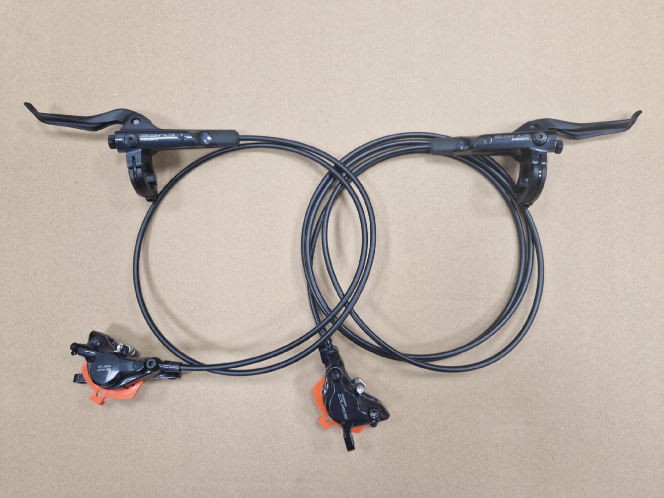 Hamulce tarczowe Shimano BL-U8000/BR-U8000 CUES komplet - obrazek 3