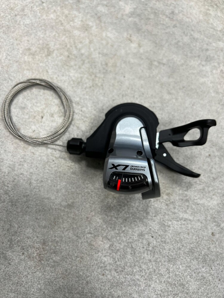 Manetka zmiany biegów SHIMANO DEORE LX SL-T670 10-biegowa + linka - obrazek 3