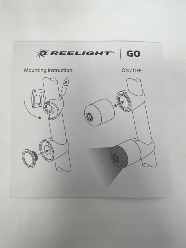 Lampka rowerowa Reelight Go (dwupak) CZERWONA - obrazek 4