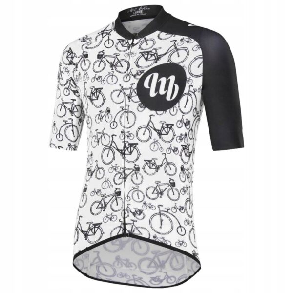 Ekskluzywna koszulka rower MB Wear BIKE WHITE 2XL