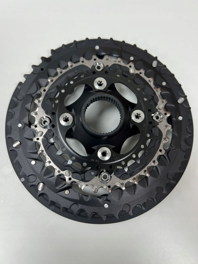 Korba rowerowa Shimano FC-M522 17 5mm 42/32/24T 3 x 10s - obrazek 3