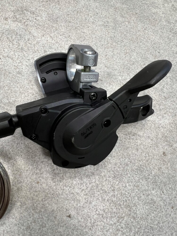 Manetka zmiany biegów SHIMANO DEORE LX SL-T670 10-biegowa + linka - obrazek 2