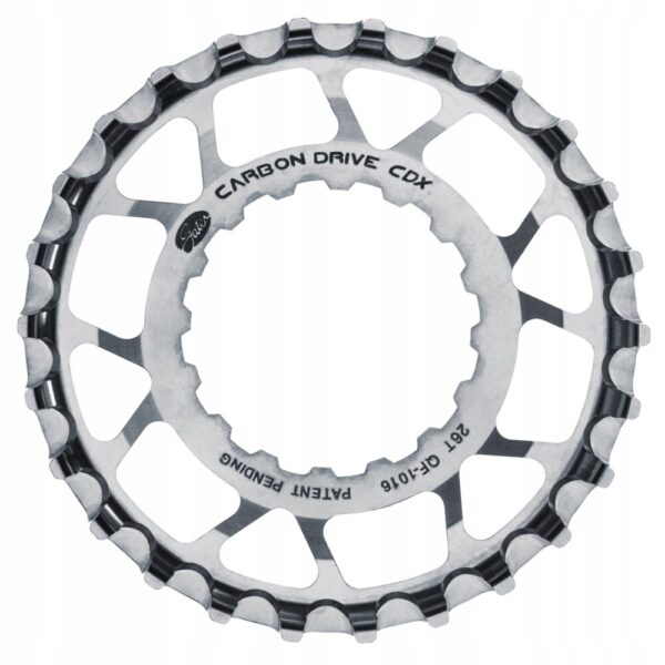 Zębatka 26T Carbon Drive BMN-K CDX do Bosch GEN2 - Stal Nierdzewna, Srebrna