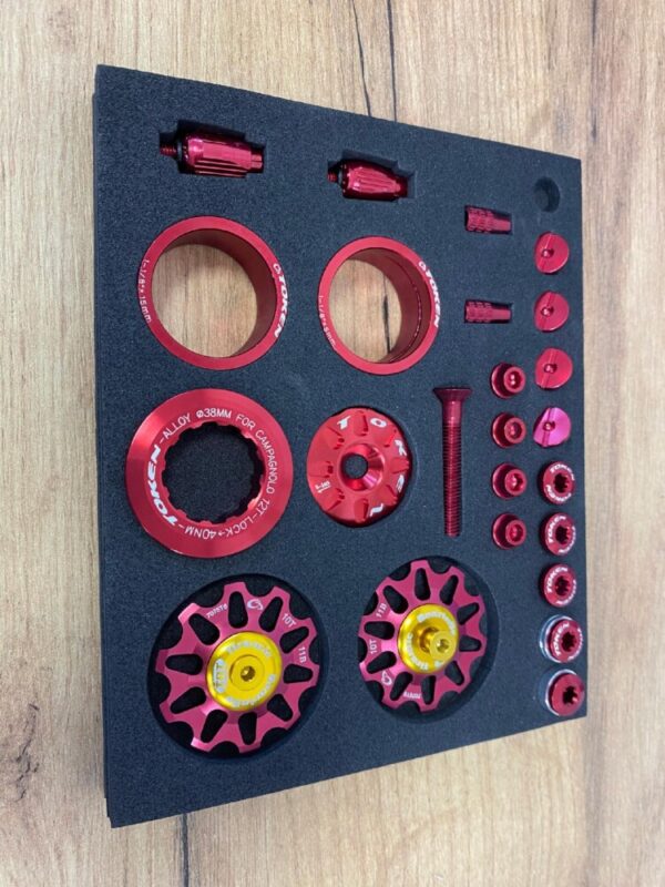 Zestaw Token bling box 12T Campagnolo czerwony - obrazek 4