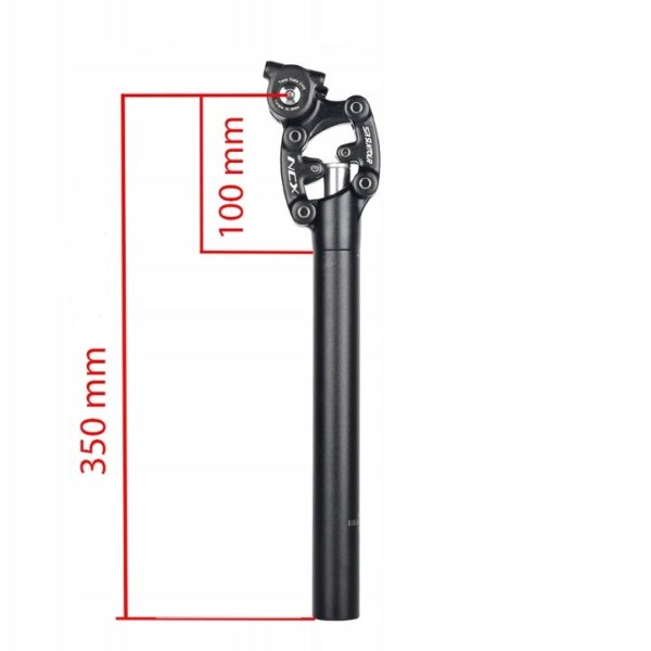 SZTYCA AMORTYZOWANA SR SUNTOUR NCX PANTOGRAF 27,2 mm, 350 mm - obrazek 6