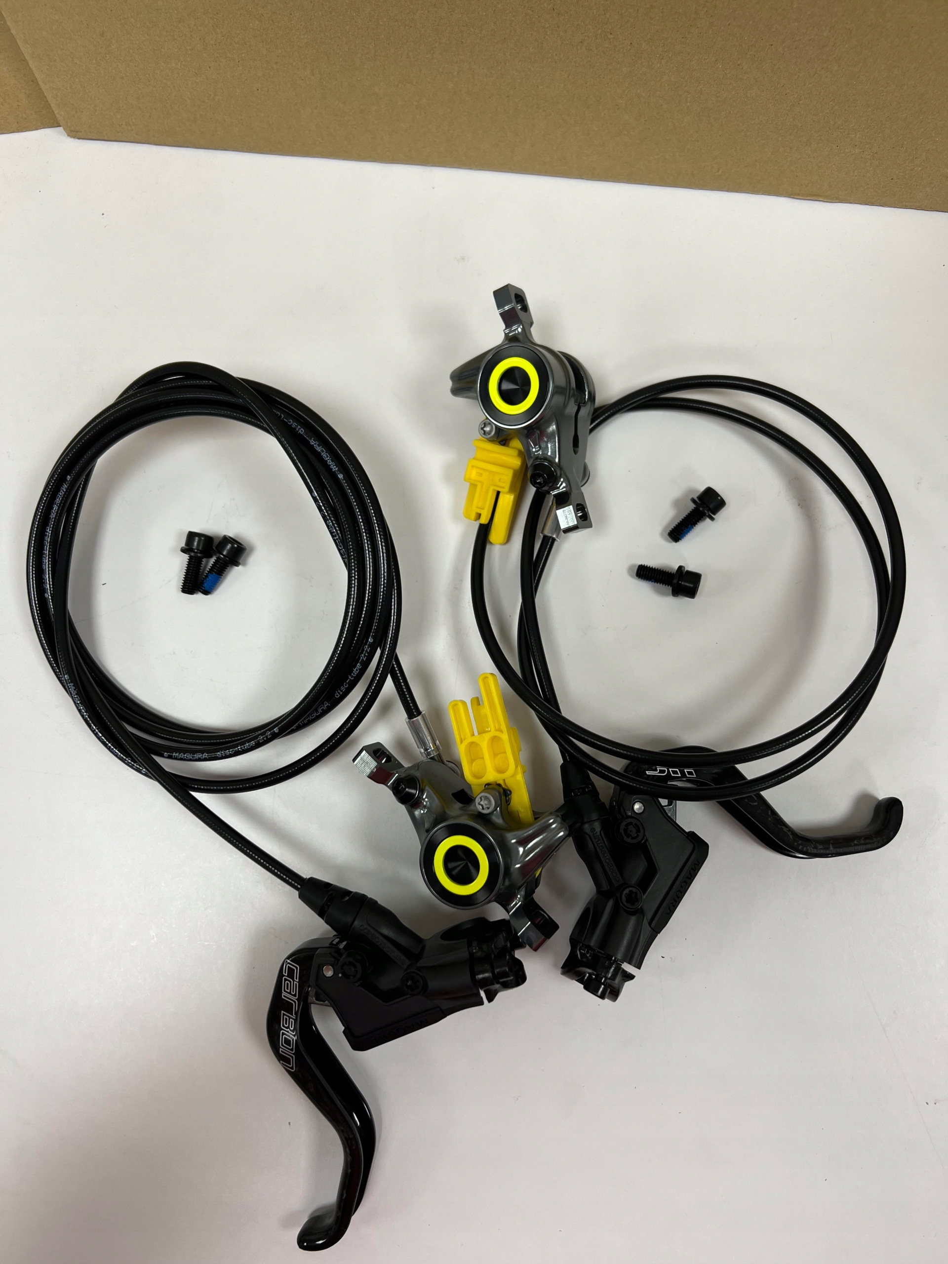 Zestaw hamulców tarczowych Magura MT8 SL HC 2 tłoczki 950 mm 2000 mm Carbon - obrazek 9