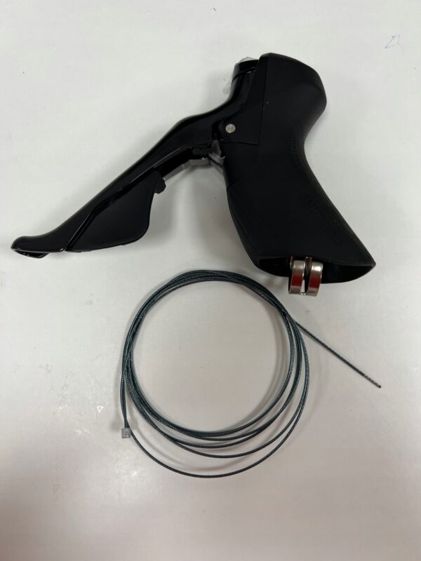 Klamkomanetka Shimano 105 ST-R7000 czarna 2rz lewa + linka - obrazek 2