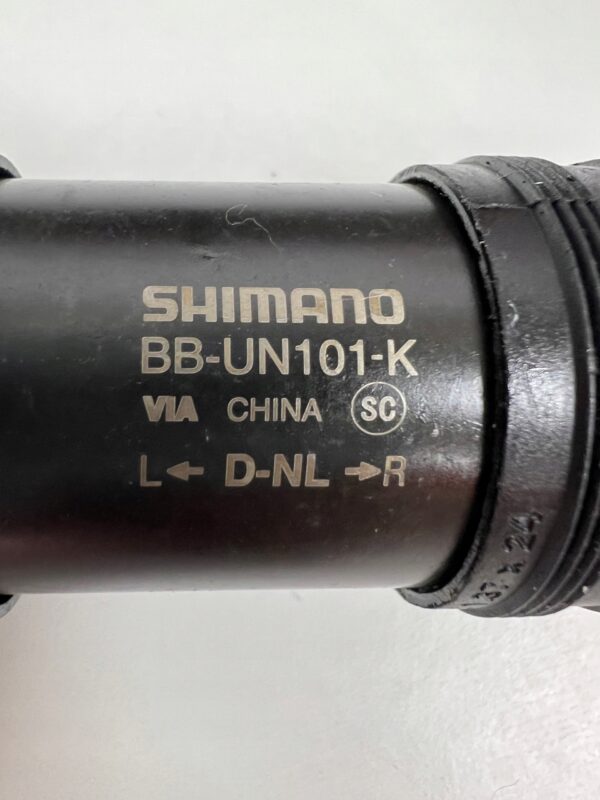 Suport Shimano BB-UN101-K 68 x 122.5mm BSA kwadrat + śruby - obrazek 4