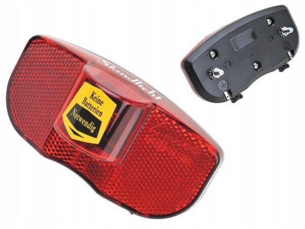 LAMPA TYŁ SMART NA BAG. NA DYNAMO 1 LED Z PODTRZYMANIEM - obrazek 3