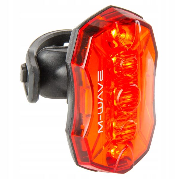 Lampka rowerowa tylna M-Wave Helios 5.3 5 leds, 3 tryby