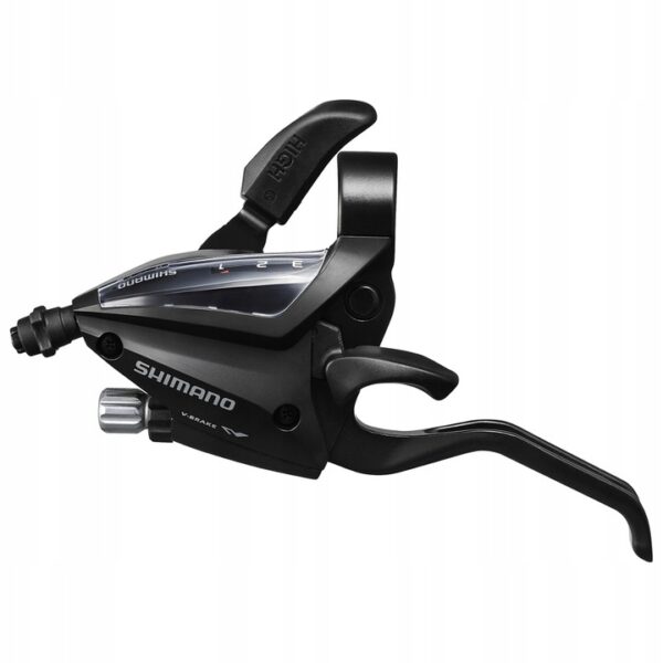 Klamkomanetka Shimano Altus ST-EF500-L CZARNA 3-rzędowa + linka