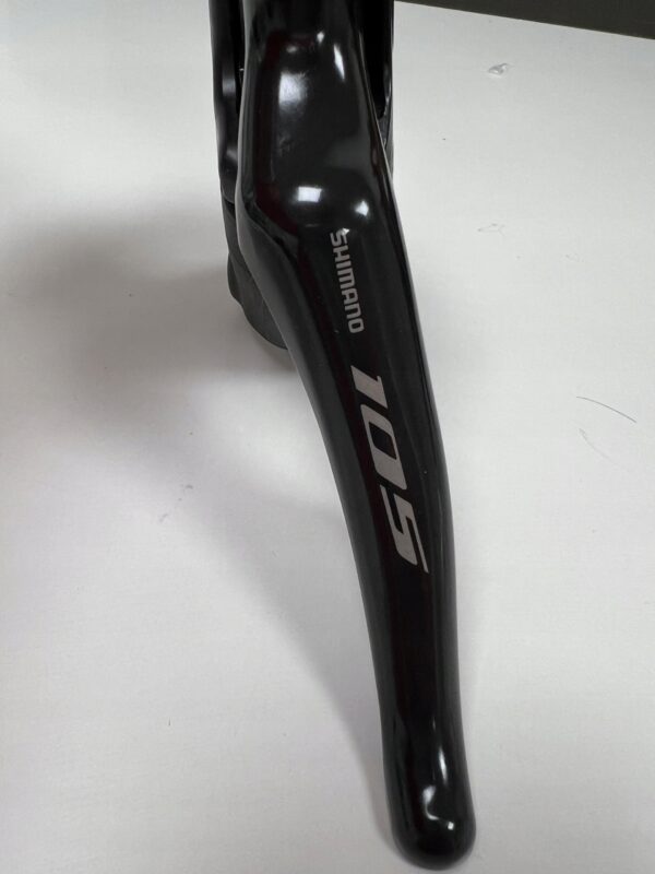 Klamkomanetka Shimano 105 ST-R7000 czarna 2rz lewa + linka - obrazek 3