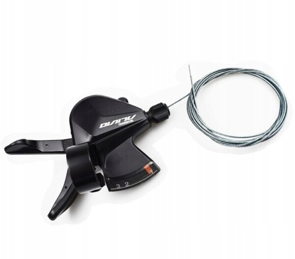 Manetka zmiany biegów SHIMANO Alivio SL-M3100 3-biegowa + linka - obrazek 2