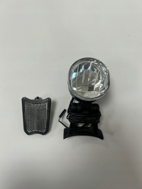 HERRMANS H-DRIVER lampka rowerowa przednia na dynamo czarna LED - obrazek 2