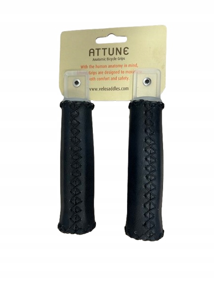Chwyty rowerowe Velo retro czarne 130mm - obrazek 2