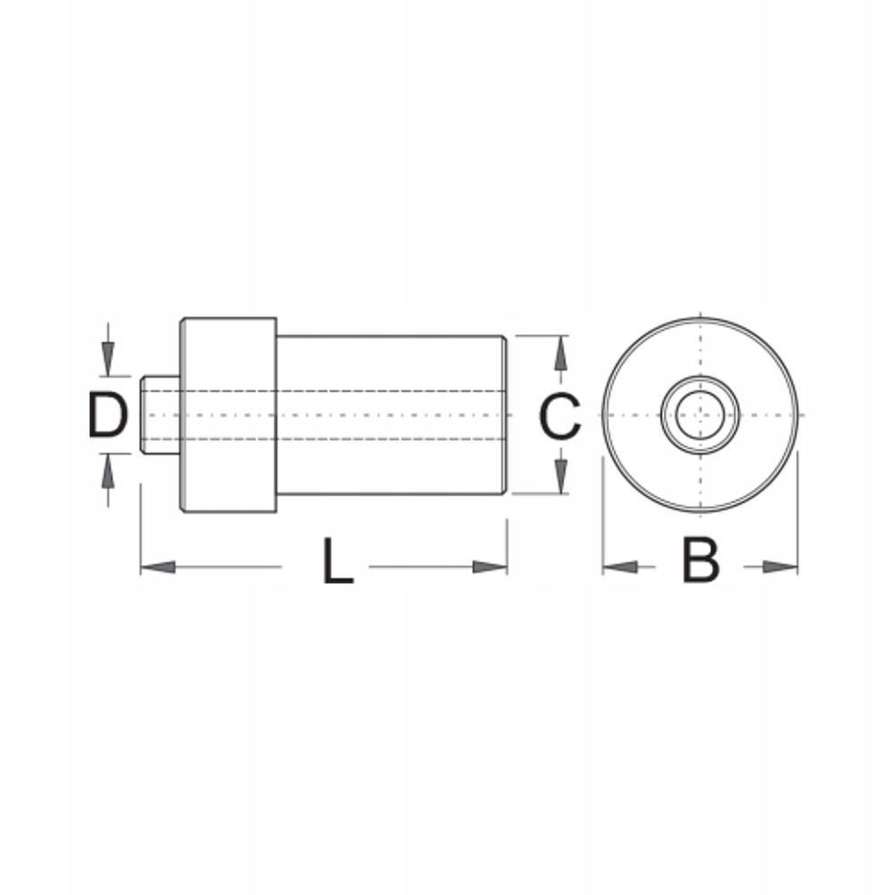 Adapter osi do centrownicy 15mm Unior 1689.3 - obrazek 2