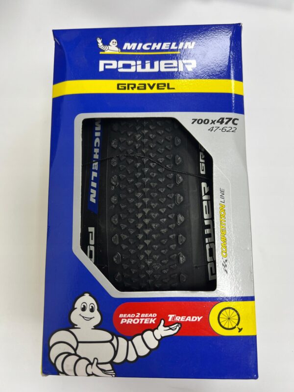 Opona rowerowa Michelin POWER GRAVEL 700x47C, 47-622 TLR zwijana - obrazek 2