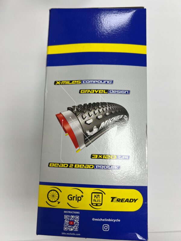 Opona rowerowa Michelin POWER GRAVEL 700x47C, 47-622 TLR zwijana - obrazek 3