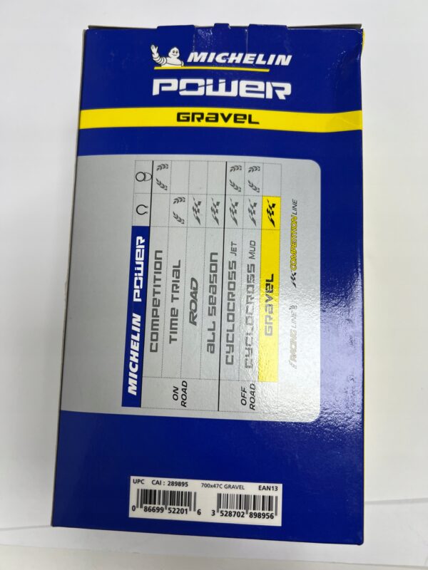 Opona rowerowa Michelin POWER GRAVEL 700x47C, 47-622 TLR zwijana - obrazek 4