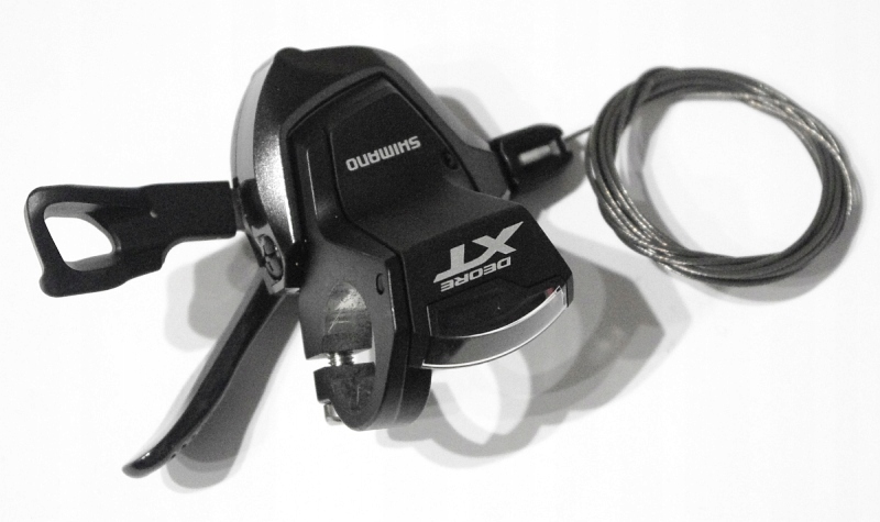 Manetka lewa SHIMANO Deore XT SL-M8000 2/3 rzędowa. lewa + linka - obrazek 4
