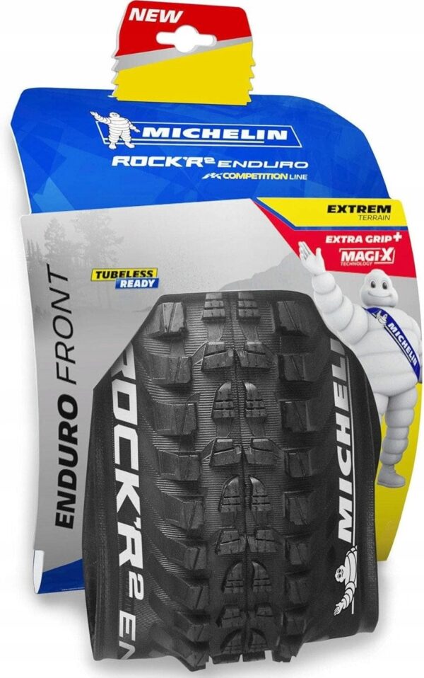Opona rowerowa Michelin Rock'R² Enduro 29x2.35 (58-622) zwijana przednia TL - obrazek 2