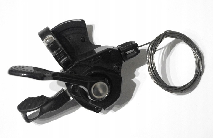 Manetka lewa SHIMANO Deore XT SL-M8000 2/3 rzędowa. lewa + linka - obrazek 2