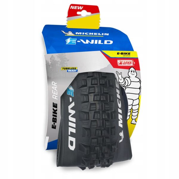 Opona rowerowa Michelin E-WILD 27,5x2,6 (66-584) zwijana tylna 3x60 TPI - obrazek 2