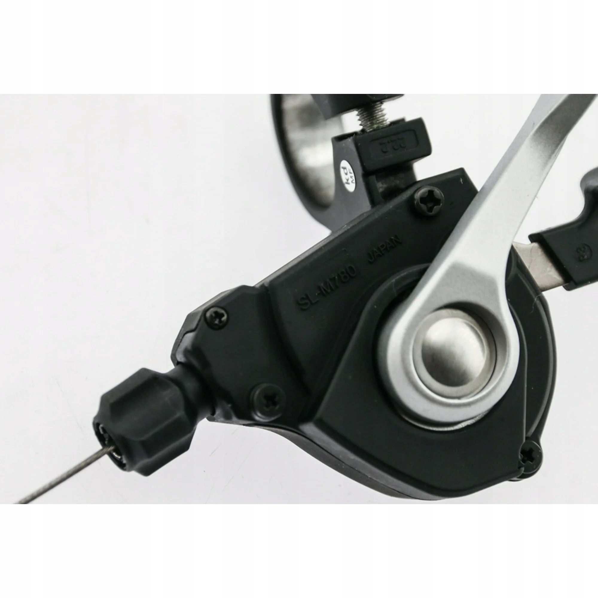 Manetka prawa tylna Shimano Deore XT SL-M780 10 rzędowa + linka - obrazek 2