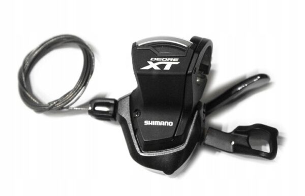 Manetka lewa SHIMANO Deore XT SL-M8000 2/3 rzędowa. lewa + linka