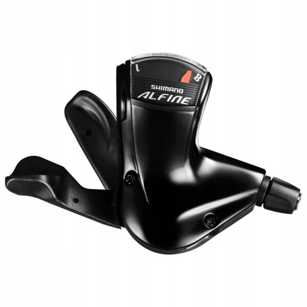 Manetka prawa tylna Shimano Alfine SL-S7000 8speed czarna, linka, pancerz