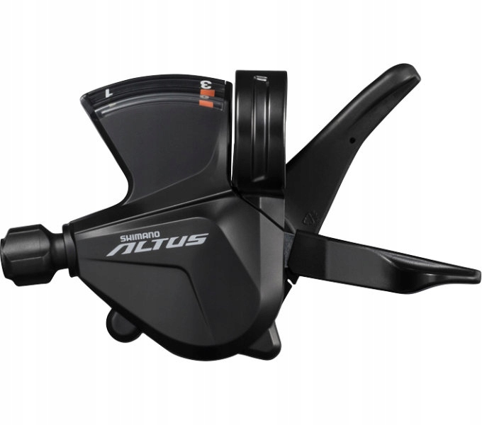 Manetka Shimano Altus SL-M2000, lewa, 3-rzędowa, ze wskaźnikiem + linka - obrazek 2