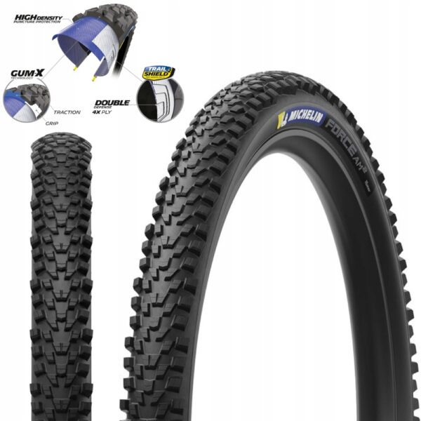 Opona Rowerowa MICHELIN FORCE AM2 29X2.60 (66-622) zwijana Tubeless Ready - obrazek 2