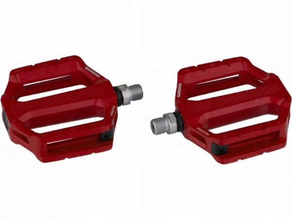Pedały platformowe Shimano PD-EF202 czerwone