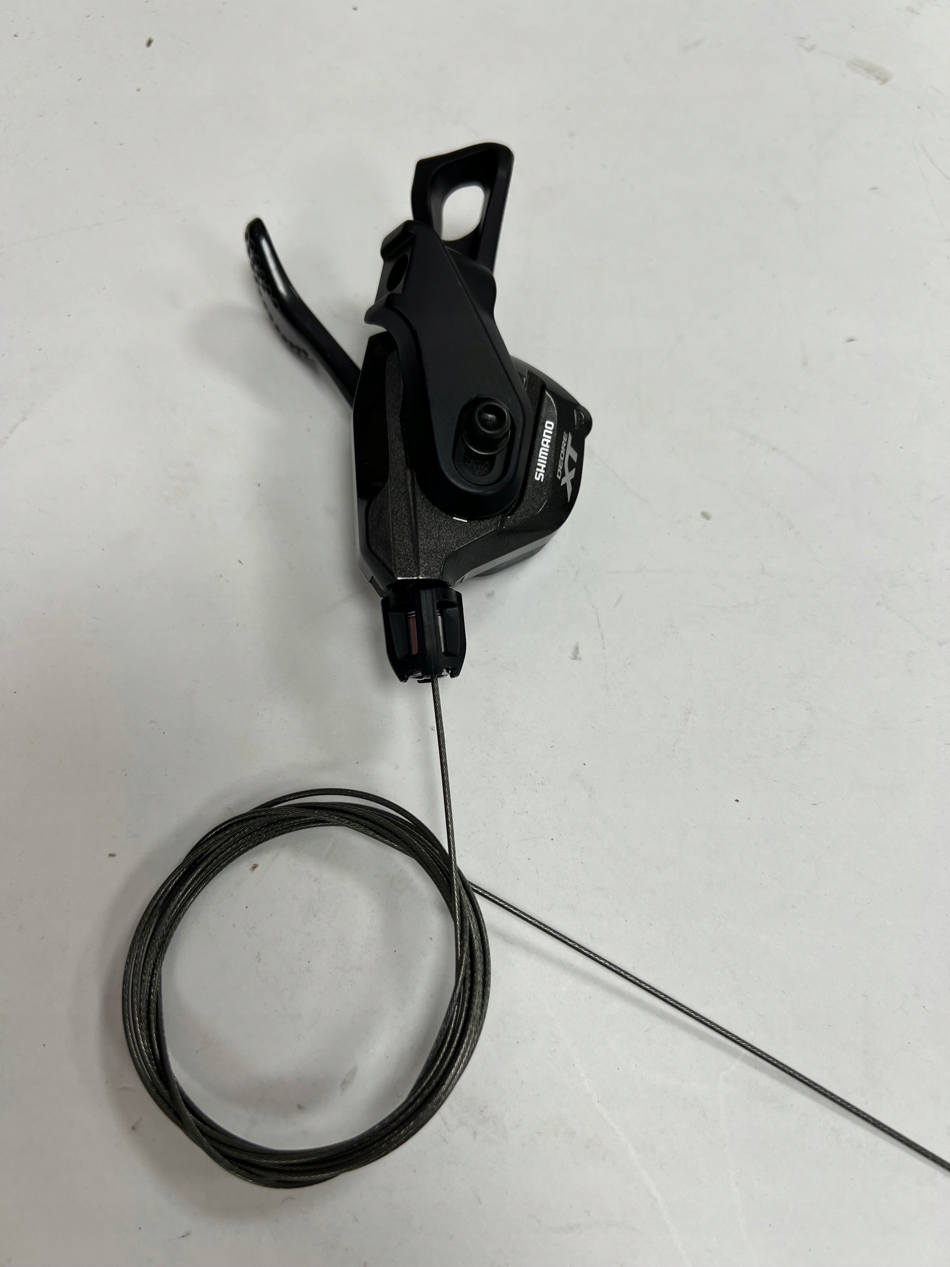 Manetka Shimano Deore XT SL-M8000 I-Spec 'B' 2/3rz lewa + linka - obrazek 2