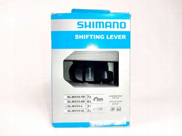 Manetka Shimano SL-M315-L 3-rzędowa Lewa + linka - obrazek 3