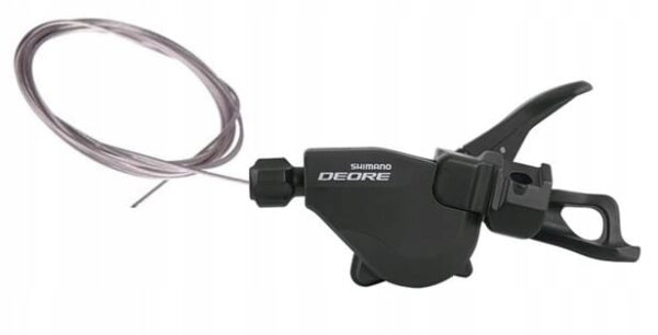 Manetka lewa Shimano Deore SL-M610M I-Spec 2/3 speed + linka - obrazek 2