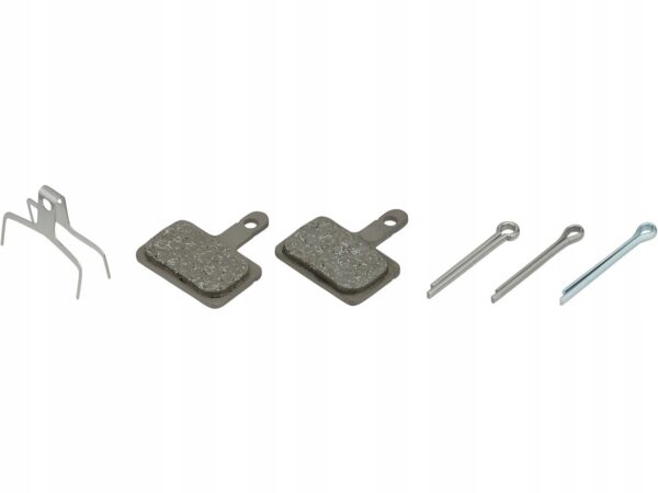 Klocki hamulcowe żywiczne Shimano B03S z zawleczką i sprężyną