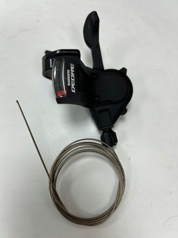 Manetka przednia Shimano Deore SL-M591 3 rzędowa, obejma + Linka - obrazek 2