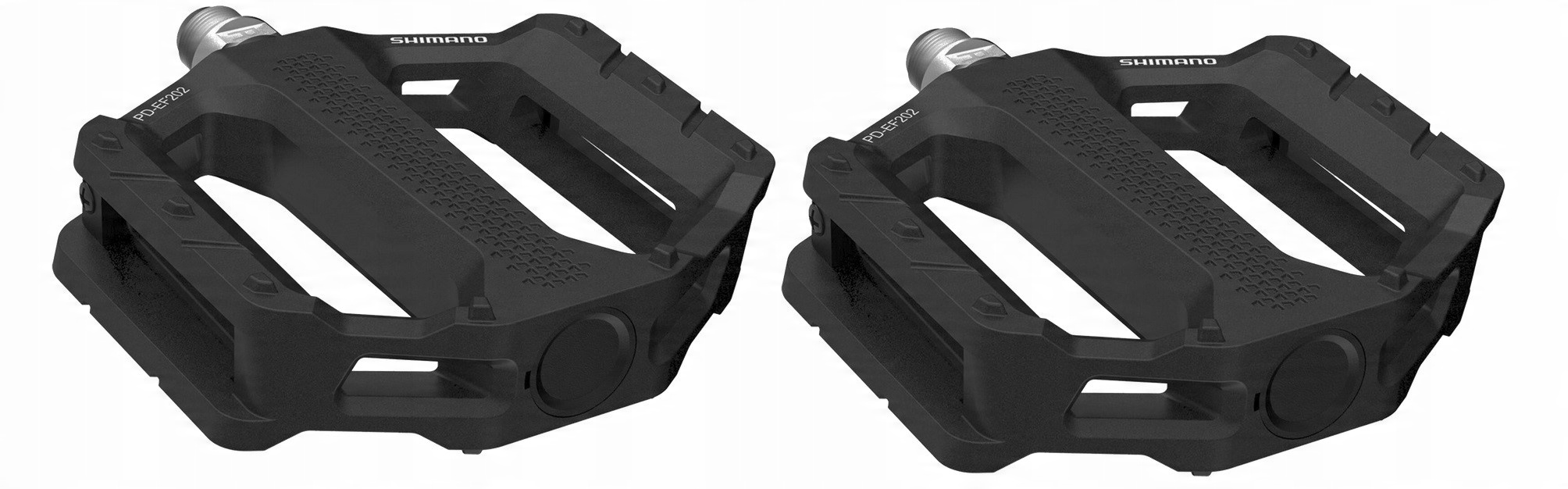 Pedały platformowe Shimano PD-EF202 czarne - obrazek 5