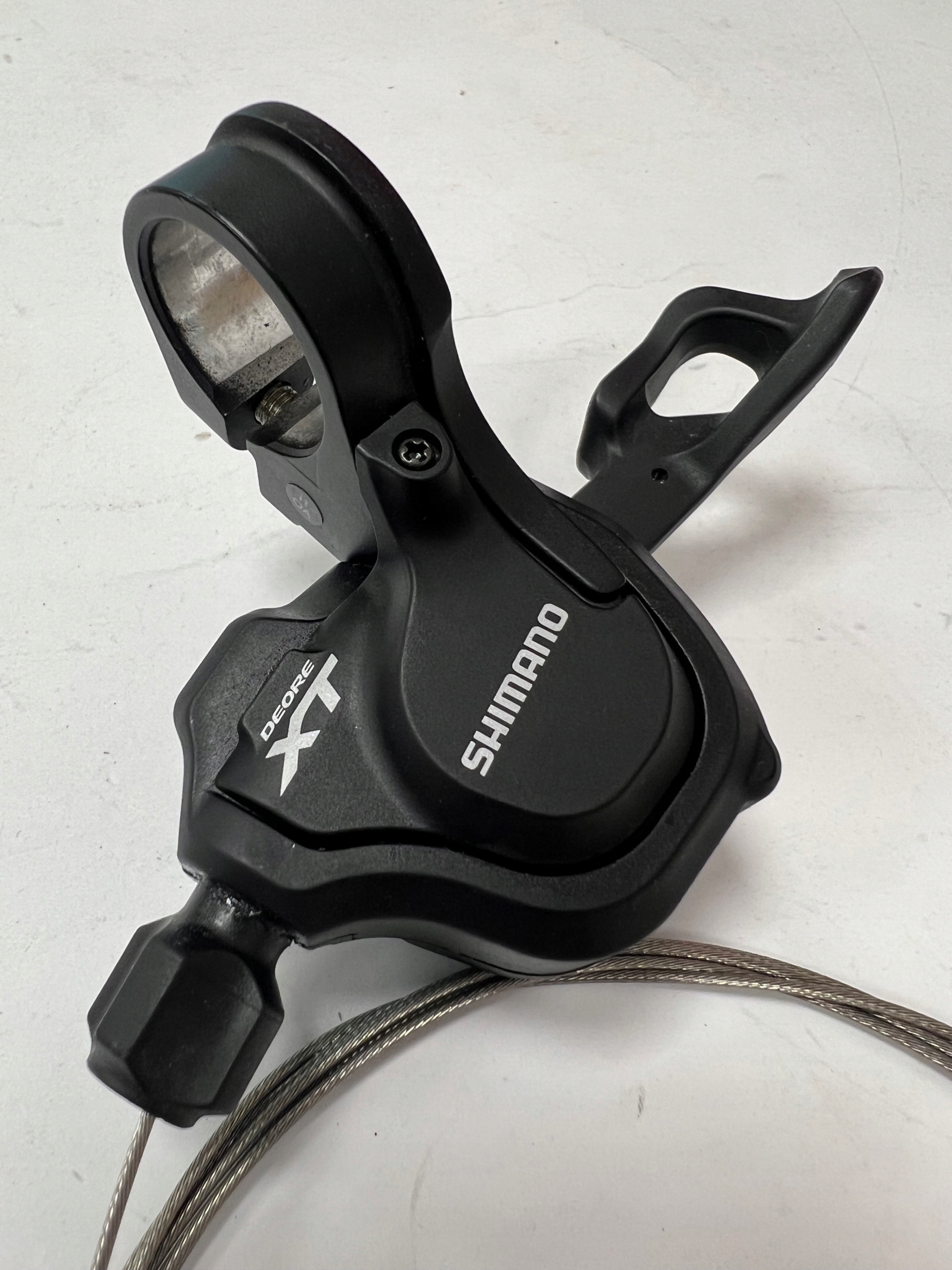 Manetka przednia Shimano Deore XT SL-M780 2/3 rzędowa + linka - obrazek 3
