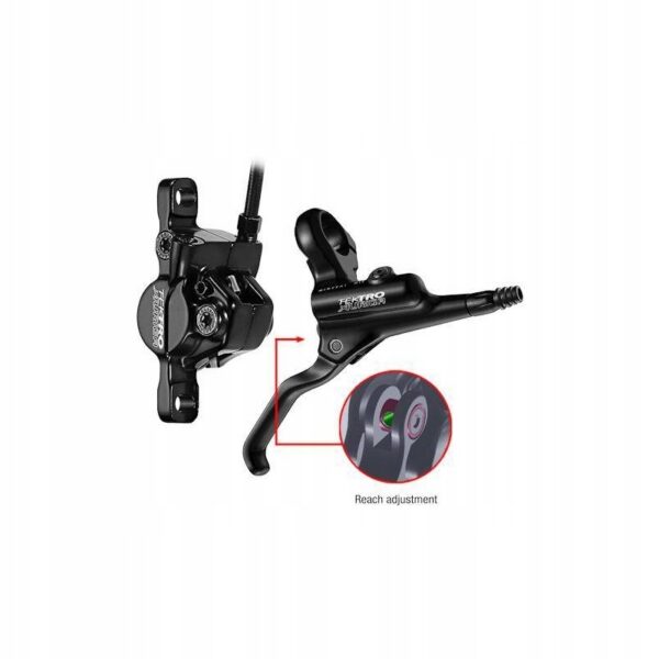Hamulec tarczowy hydrauliczny TEKTRO AURIGA HD-M290 77 cm, czarny przód