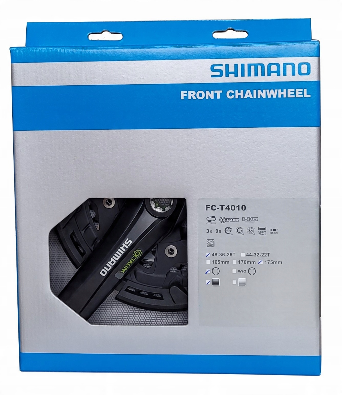 Mechanizm Korbowy Shimano Alivio FC-T4010 48/36/26 175 mm 3x9 rzędowa - obrazek 5