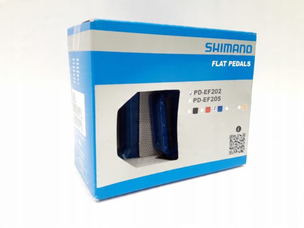 Pedały platformowe Shimano PD-EF202 niebieskie - obrazek 5