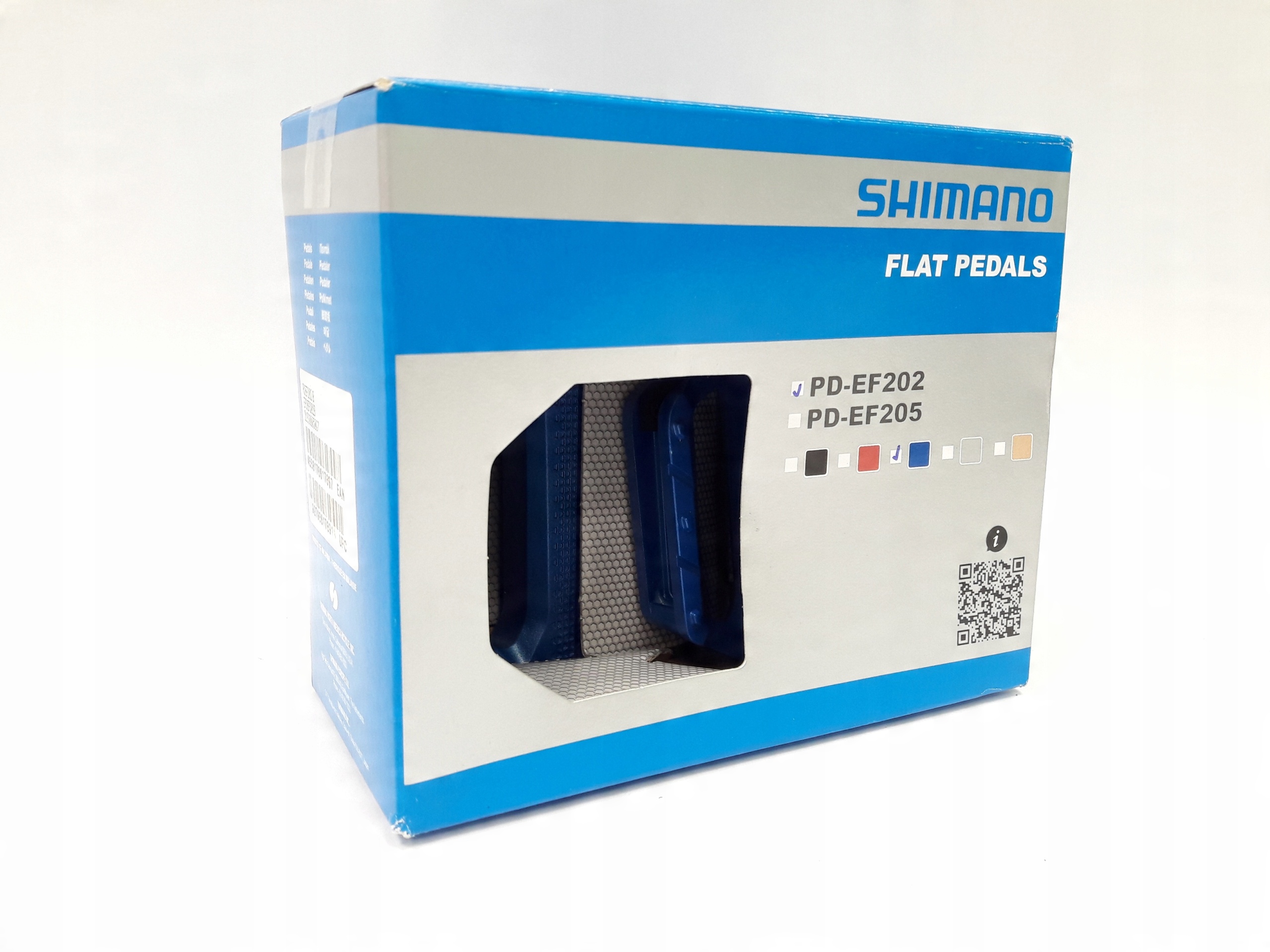 Pedały platformowe Shimano PD-EF202 niebieskie - obrazek 5