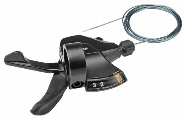 Manetka Shimano SL-M315-L 3-rzędowa Lewa + linka - obrazek 2