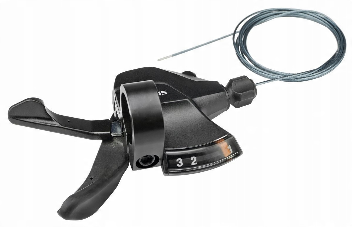 Manetka Shimano SL-M315-L 3-rzędowa Lewa + linka - obrazek 2