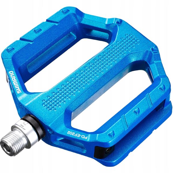 Pedały platformowe Shimano PD-EF202 niebieskie