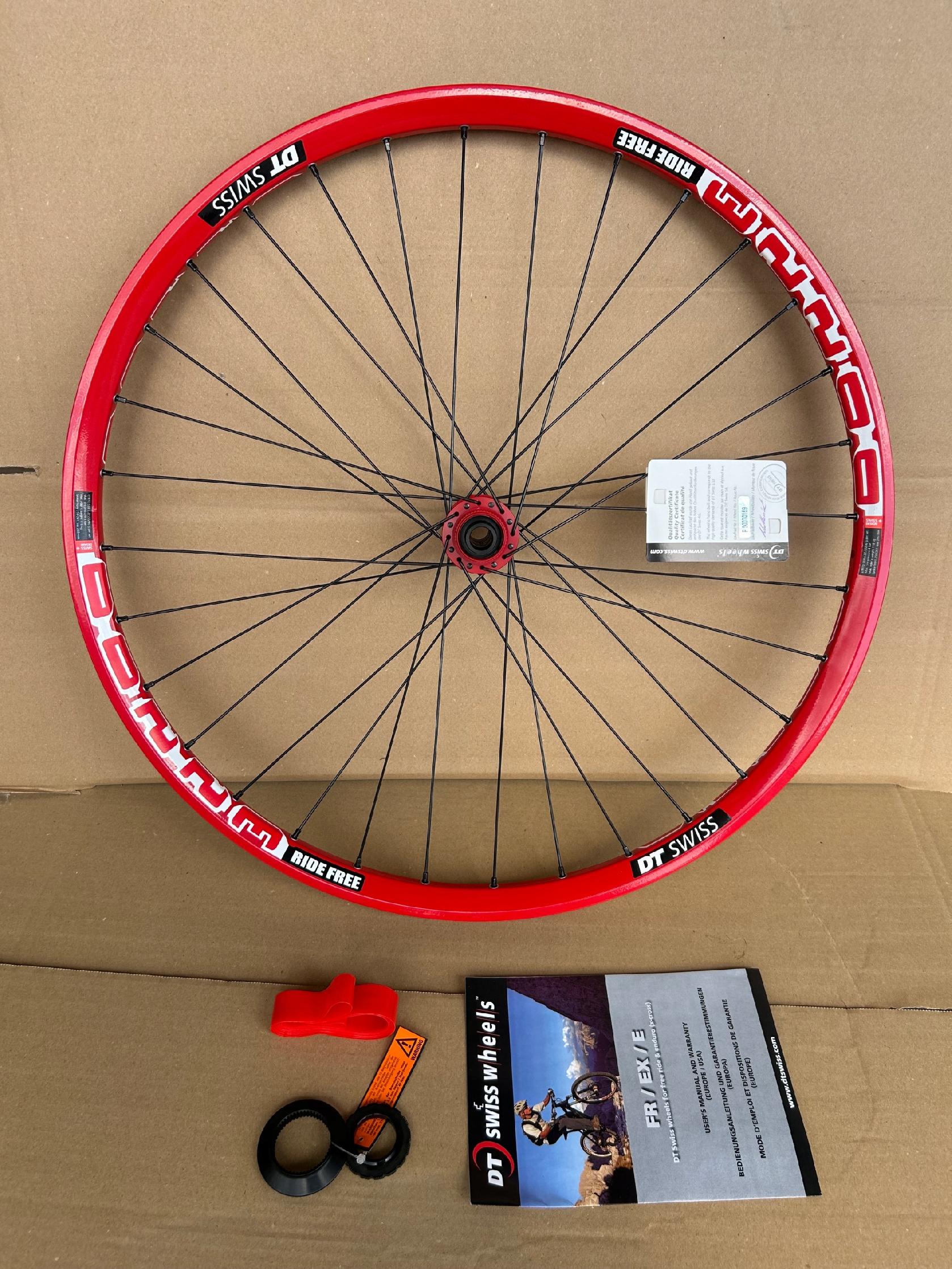 Koło przednie mtb Dt Swiss E 2200 ride free, QR 15mm 26