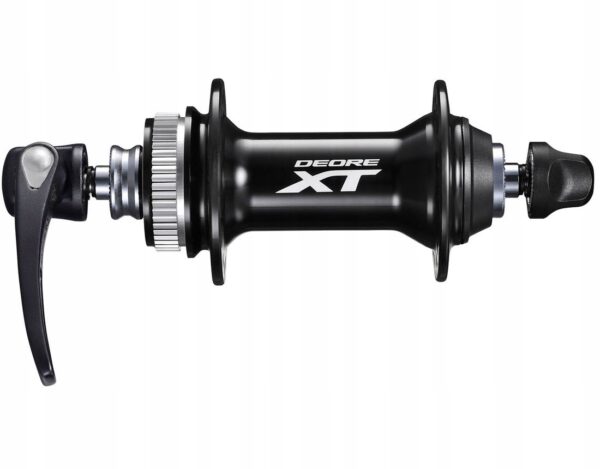 Piasta Shimano Deore XT HB-M8000 przód Cener Lock 100 mm 32 otwory, czarna - obrazek 2